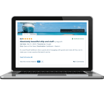 Verified Cruise Reviews screenshot